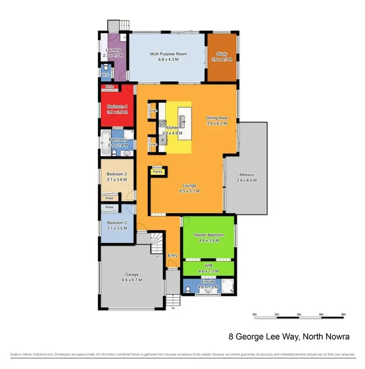 Floorplan of Homely house listing, 8 George Lee Way, North Nowra NSW 2541