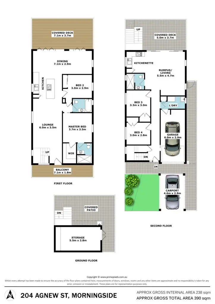 Floorplan of Homely house listing, 204 Agnew Street, Morningside QLD 4170