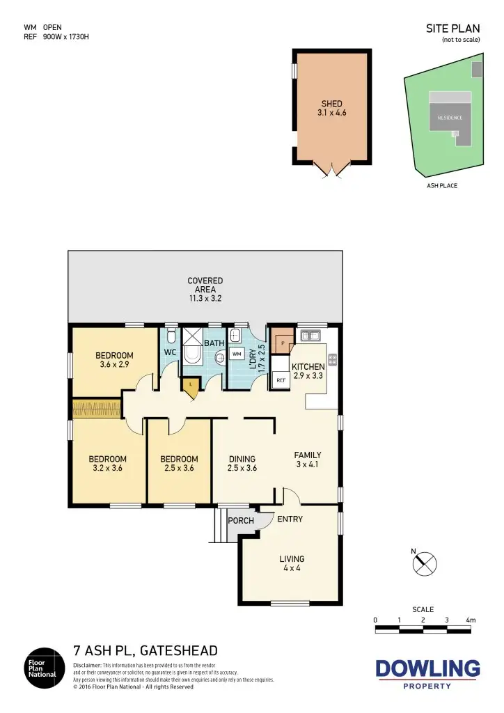 Floorplan of Homely house listing, 7 Ash Place, Gateshead NSW 2290
