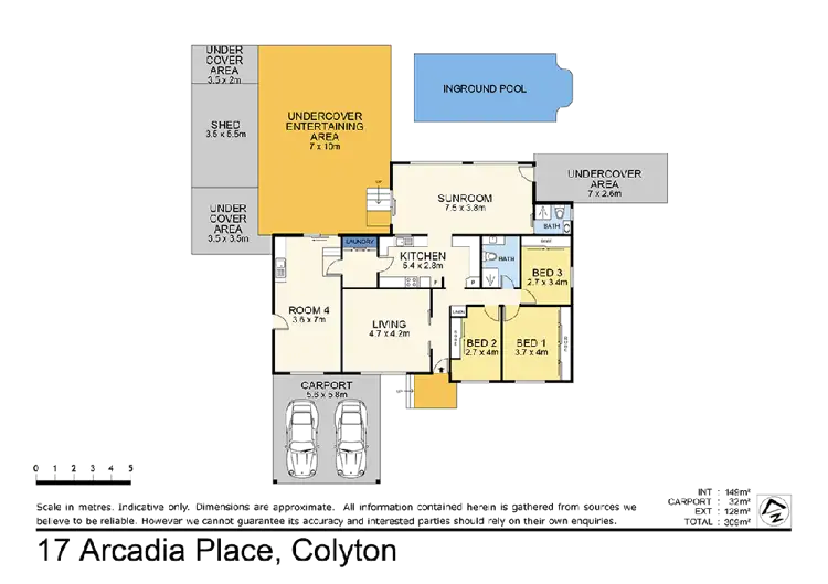 Floorplan of Homely house listing, 17 Arcadia Place, Colyton NSW 2760