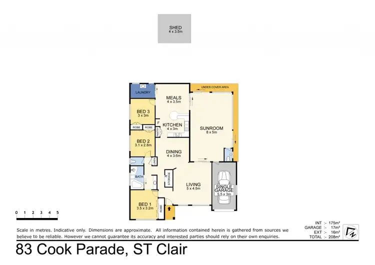 Floorplan of Homely house listing, 83 Cook Parade, St Clair NSW 2759