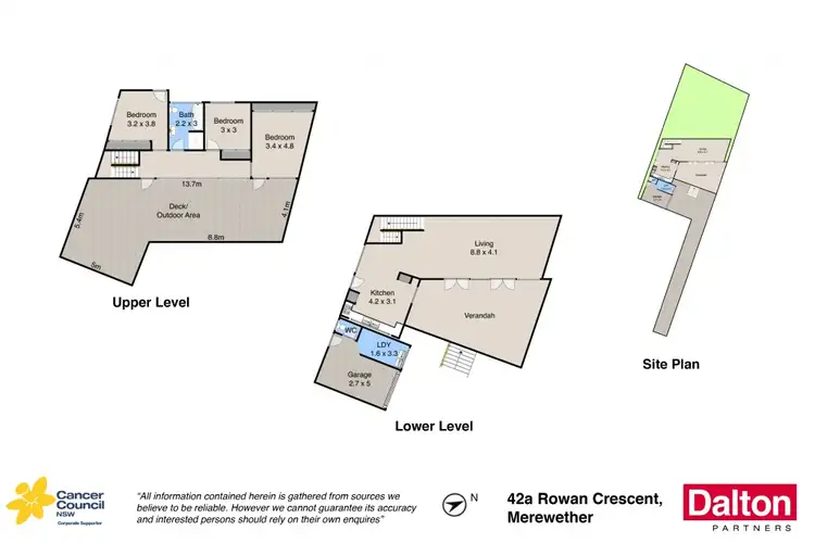 Floorplan of Homely house listing, 42a Rowan Crescent, Merewether NSW 2291
