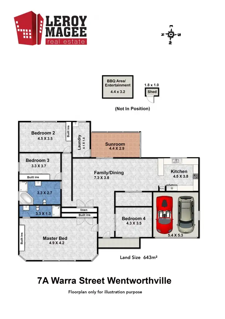 Floorplan of Homely house listing, 7A Warra Street, Wentworthville NSW 2145