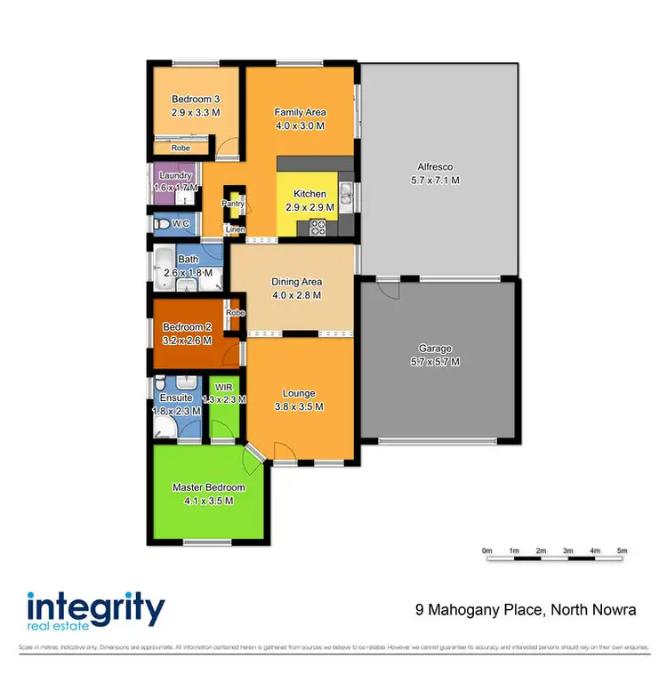Floorplan of Homely house listing, 9 Mahogany Place, North Nowra NSW 2541