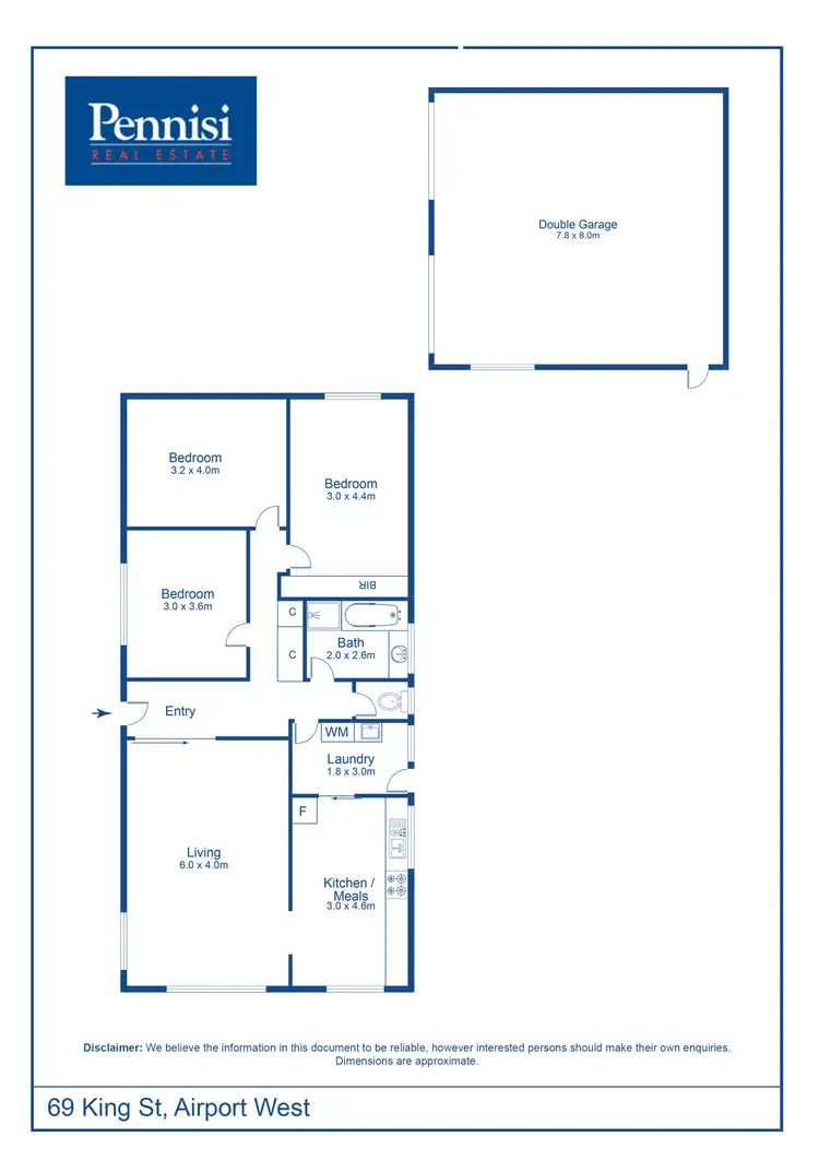 Floorplan of Homely house listing, 69 King Street, Airport West VIC 3042
