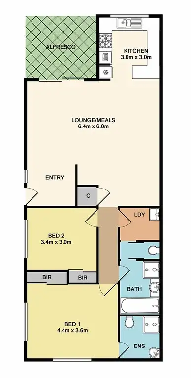 Floorplan of Homely house listing, 1/23 James Street, Whittlesea VIC 3757