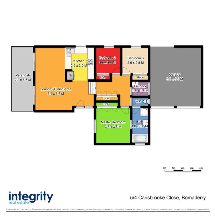 Floorplan of Homely villa listing, 5/4 Carisbrooke Close, Bomaderry NSW 2541