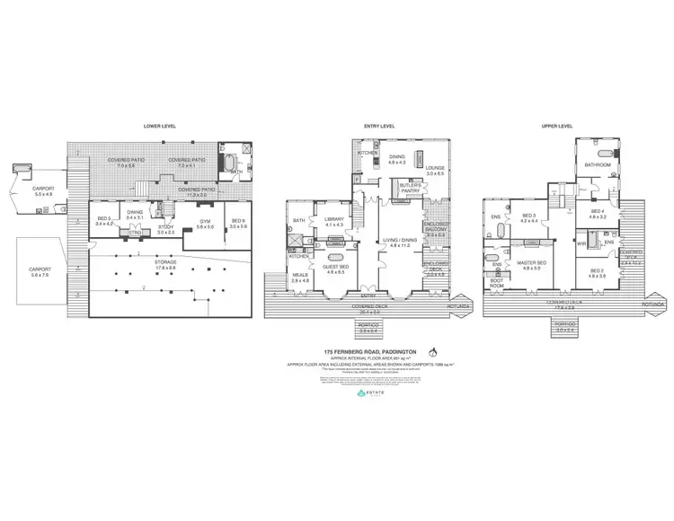 Floorplan of Homely house listing, 175 Fernberg Road, Paddington QLD 4064