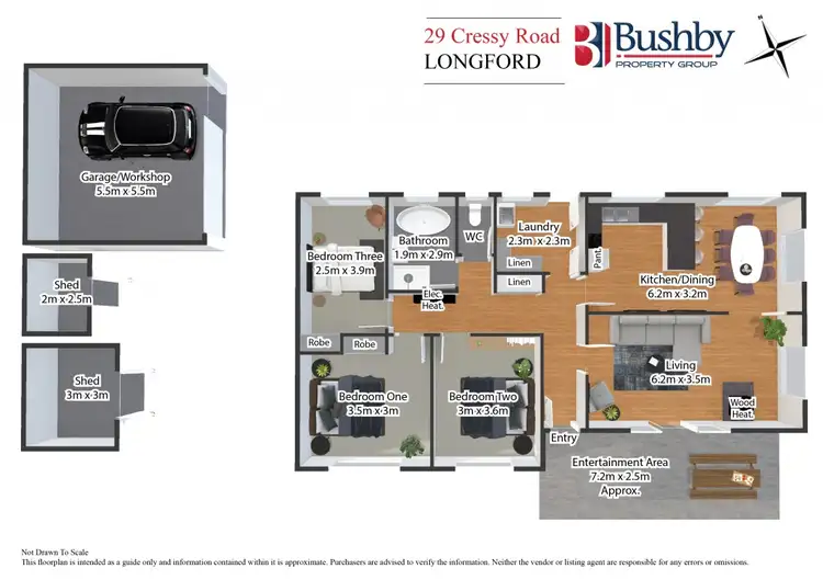 Floorplan of Homely house listing, 29 Cressy Road, Longford TAS 7301