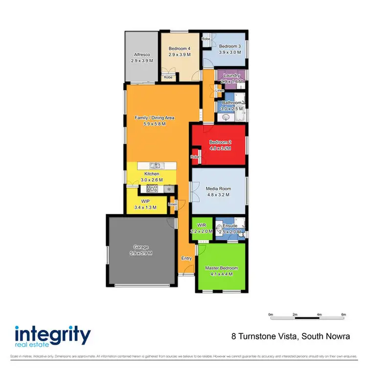 Floorplan of Homely house listing, 8 Turnstone Vista, South Nowra NSW 2541