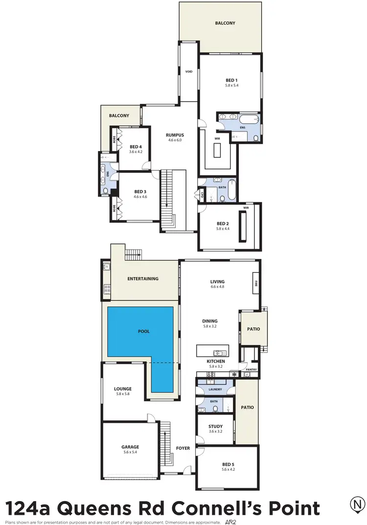 Floorplan of Homely house listing, 124a Queens Road, Connells Point NSW 2221