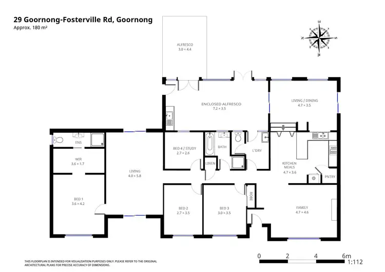 Floorplan of Homely house listing, 43 Goornong-Fosterville Road, Goornong VIC 3557