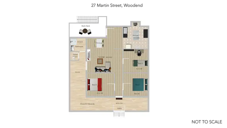 Floorplan of Homely house listing, 27 Martin Street, Woodend QLD 4305