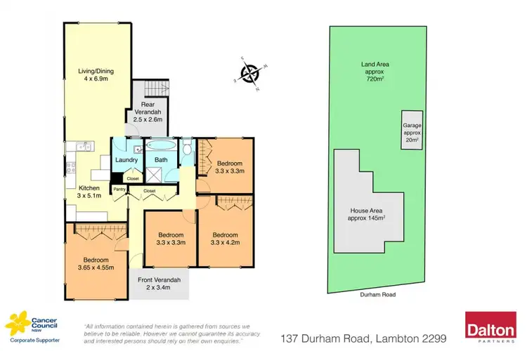 Floorplan of Homely house listing, 137 Durham Road, Lambton NSW 2299