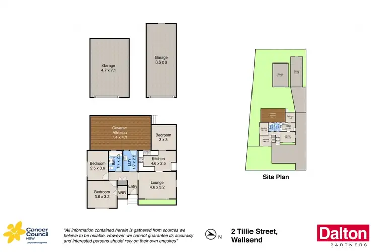 Floorplan of Homely house listing, 2 Tillie Street, Wallsend NSW 2287