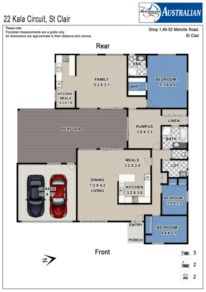 Floorplan of Homely house listing, 22 Kala Circuit, St Clair NSW 2759