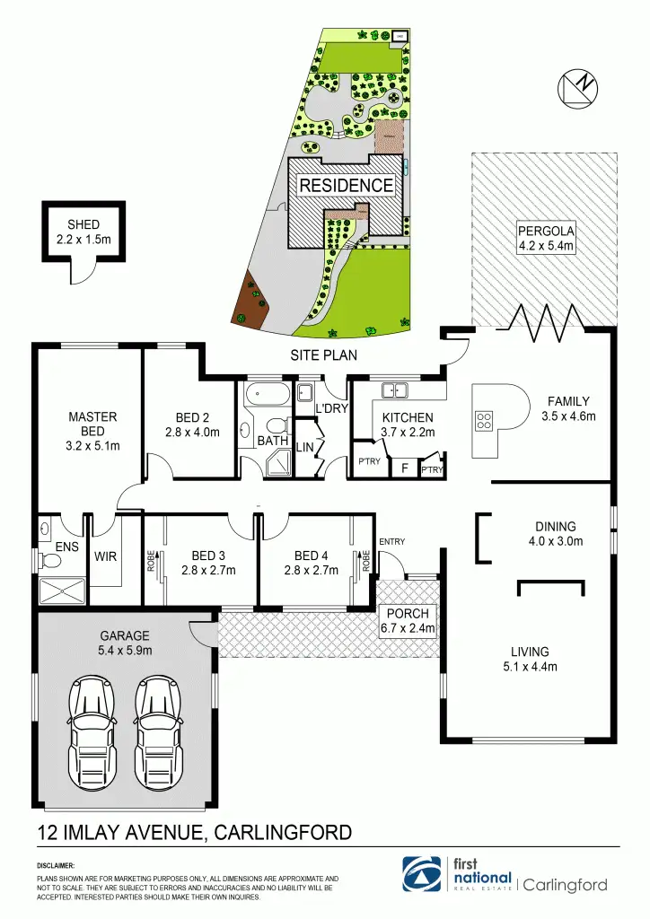 Floorplan of Homely house listing, 12 Imlay Avenue, Carlingford NSW 2118