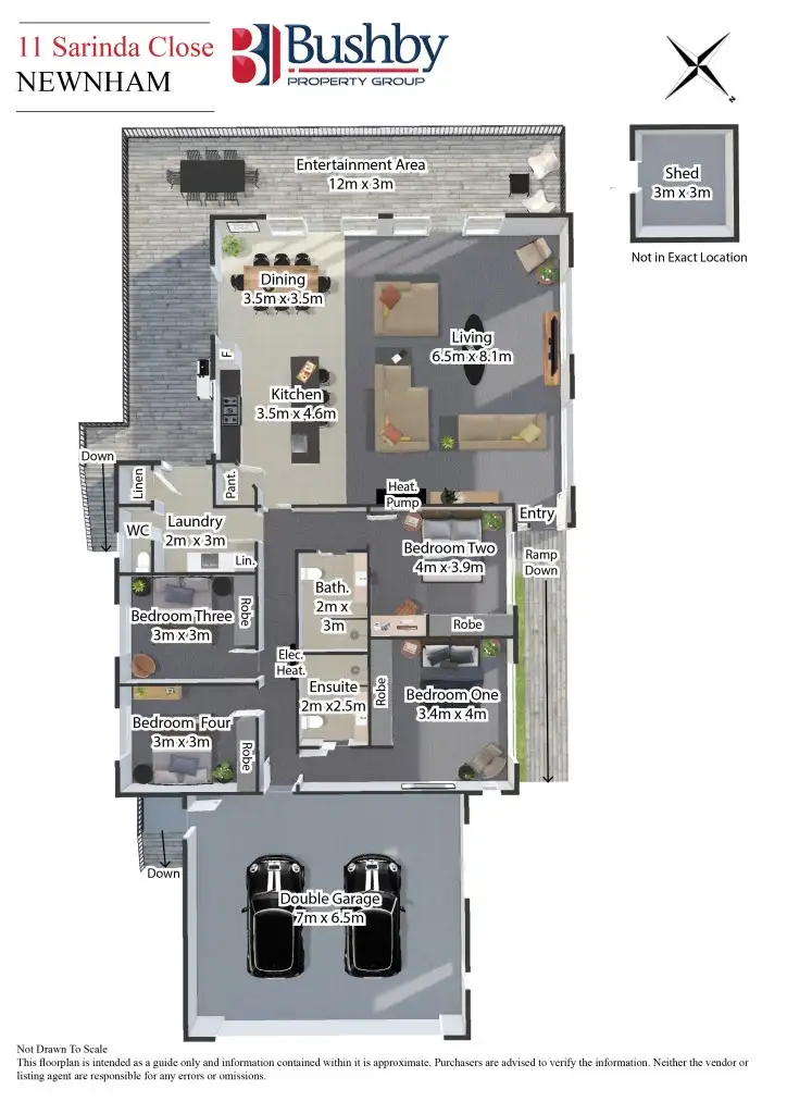 Floorplan of Homely house listing, 11 Sarinda Close, Newnham TAS 7248