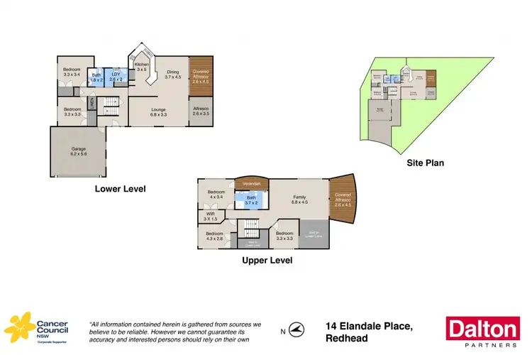 Floorplan of Homely house listing, 14 Elandale Place, Redhead NSW 2290