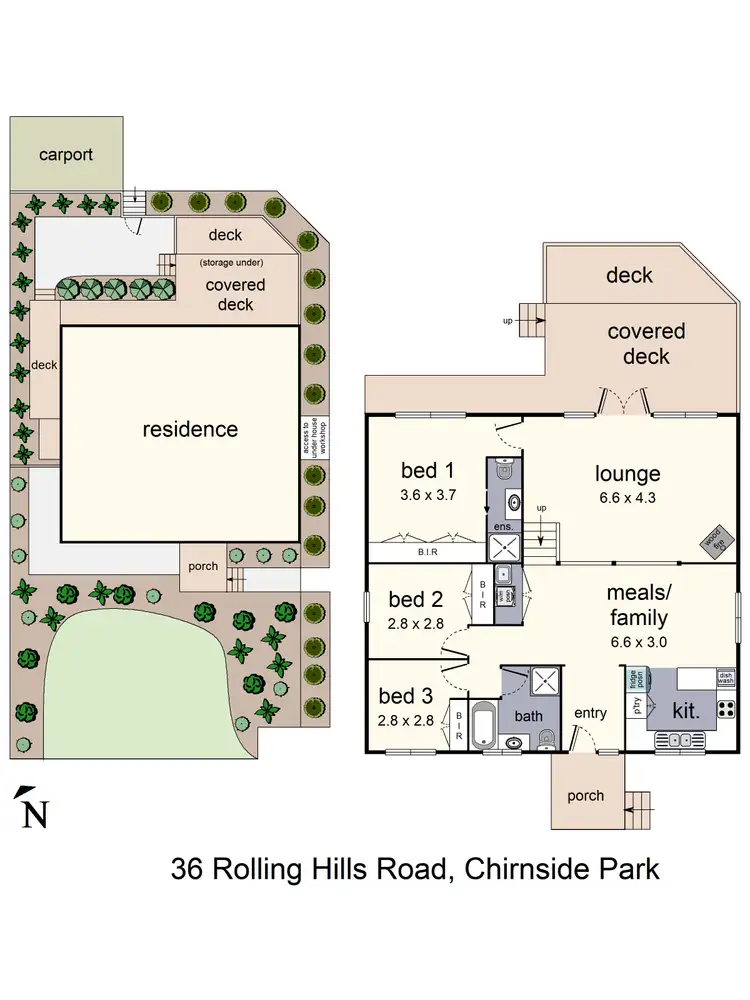 Floorplan of Homely house listing, 36 Rolling Hills Road, Chirnside Park VIC 3116