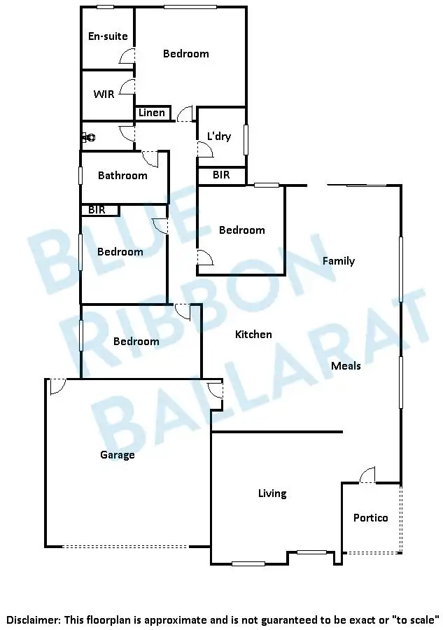 Floorplan of Homely house listing, 7 Deakin Drive, Delacombe VIC 3356
