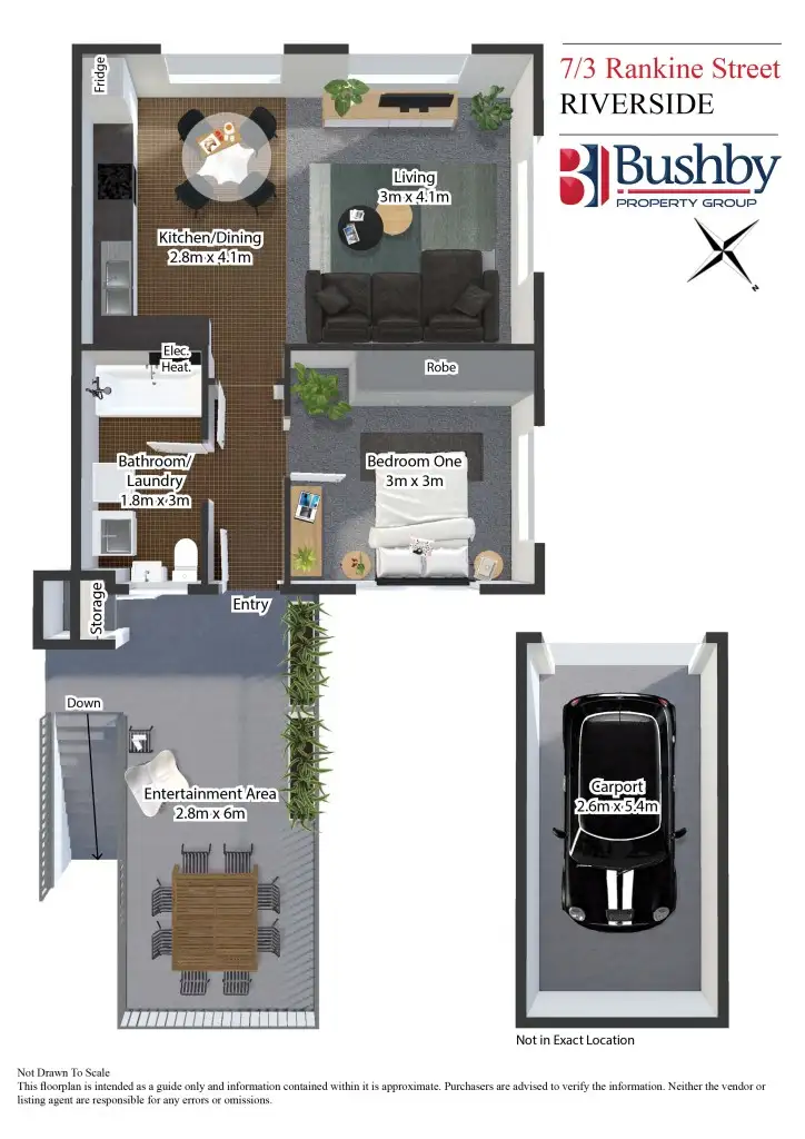 Floorplan of Homely unit listing, 7/3 Rankine Street, Riverside TAS 7250
