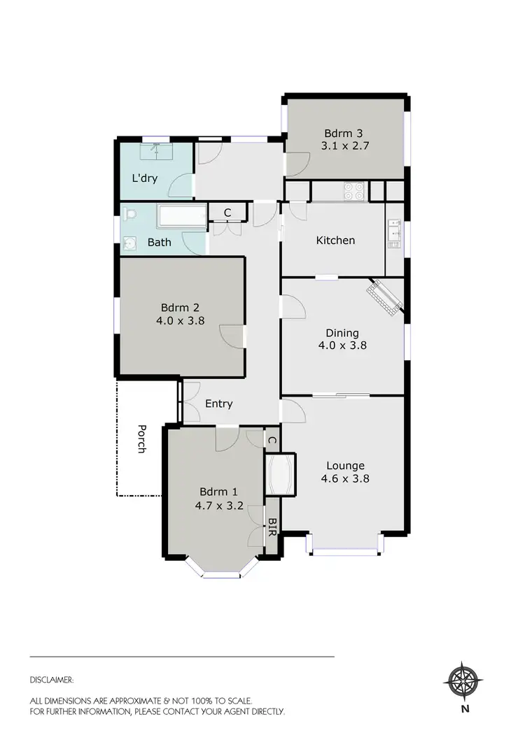 Floorplan of Homely house listing, 1119B Eyre Street, Newington VIC 3350
