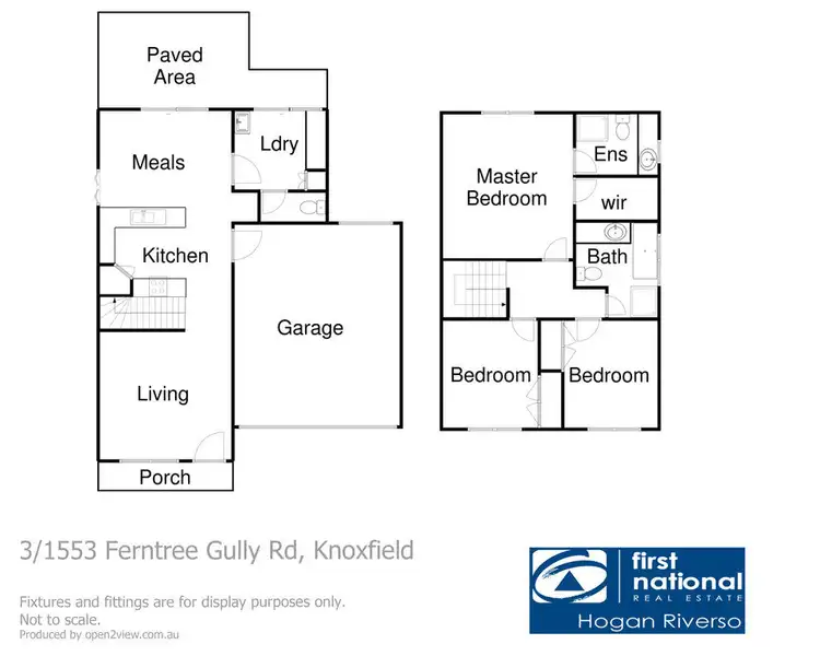 Floorplan of Homely townhouse listing, 3/1553 Ferntree Gully Road, Knoxfield VIC 3180