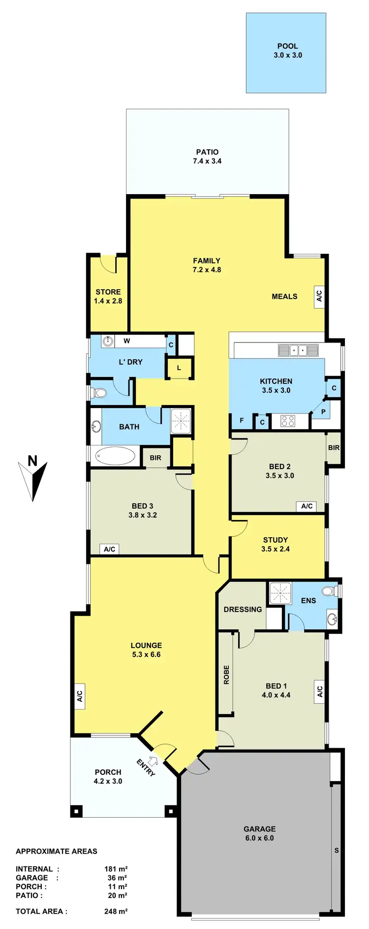 Floorplan of Homely house listing, 50A Holman St, Alfred Cove WA 6154