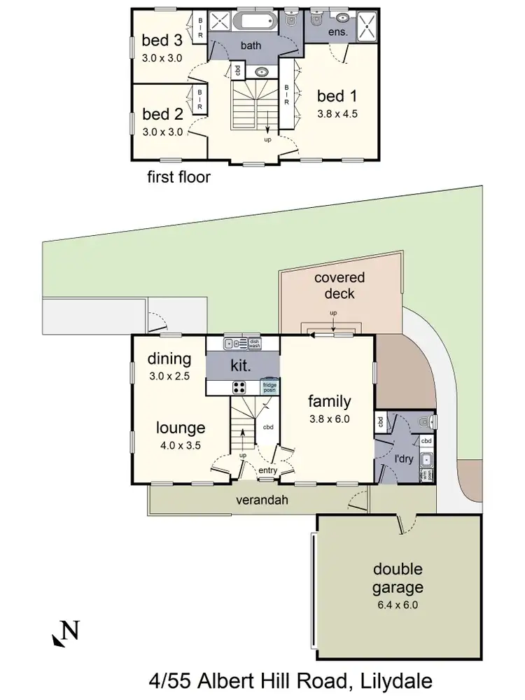 Floorplan of Homely house listing, 4/55 Albert Hill Road, Lilydale VIC 3140