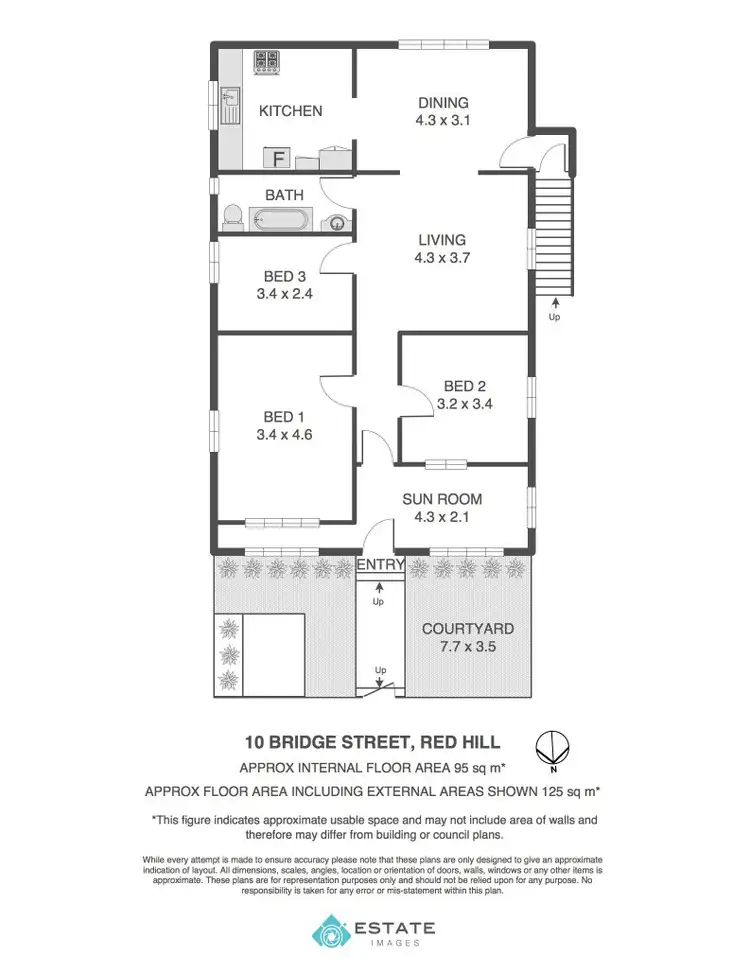Floorplan of Homely house listing, 10 Bridge Street, Red Hill QLD 4059