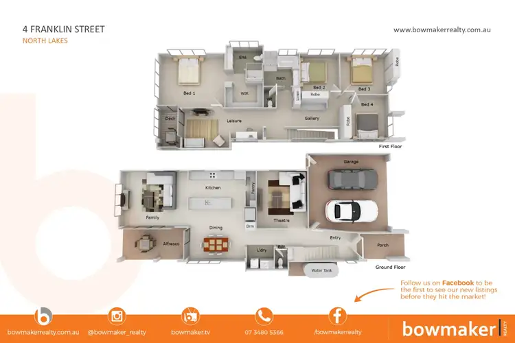 Floorplan of Homely house listing, 4 Franklin Street, North Lakes QLD 4509