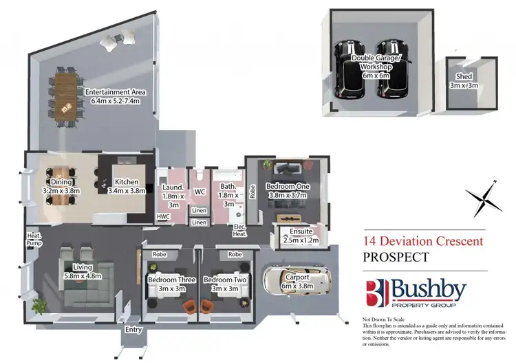 Floorplan of Homely house listing, 14 Deviation Crescent, Prospect TAS 7250
