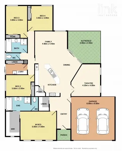 Floorplan of Homely house listing, 21 Felstead Circuit, Thurgoona NSW 2640