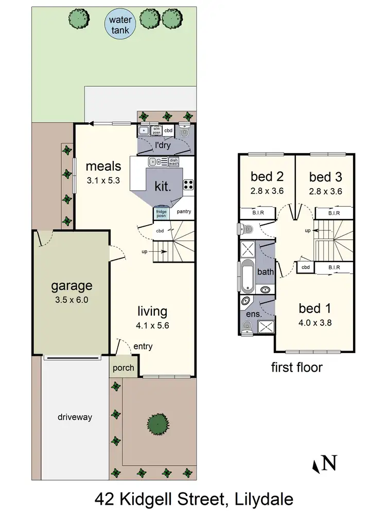 Floorplan of Homely house listing, 42 Kidgell Street, Lilydale VIC 3140