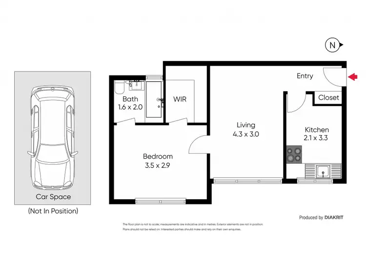 Floorplan of Homely apartment listing, 20/2 The Vaucluse, Richmond VIC 3121