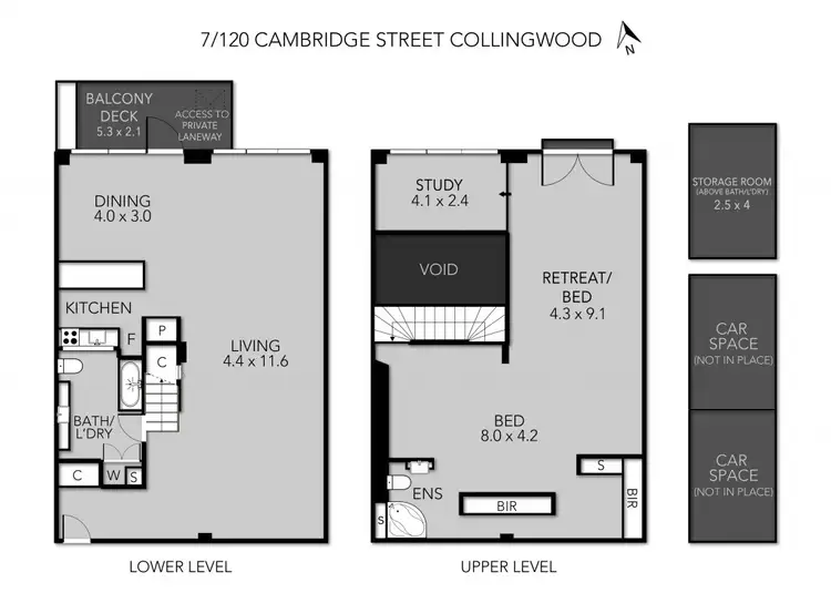 Floorplan of Homely apartment listing, 7/120 Cambridge Street, Collingwood VIC 3066