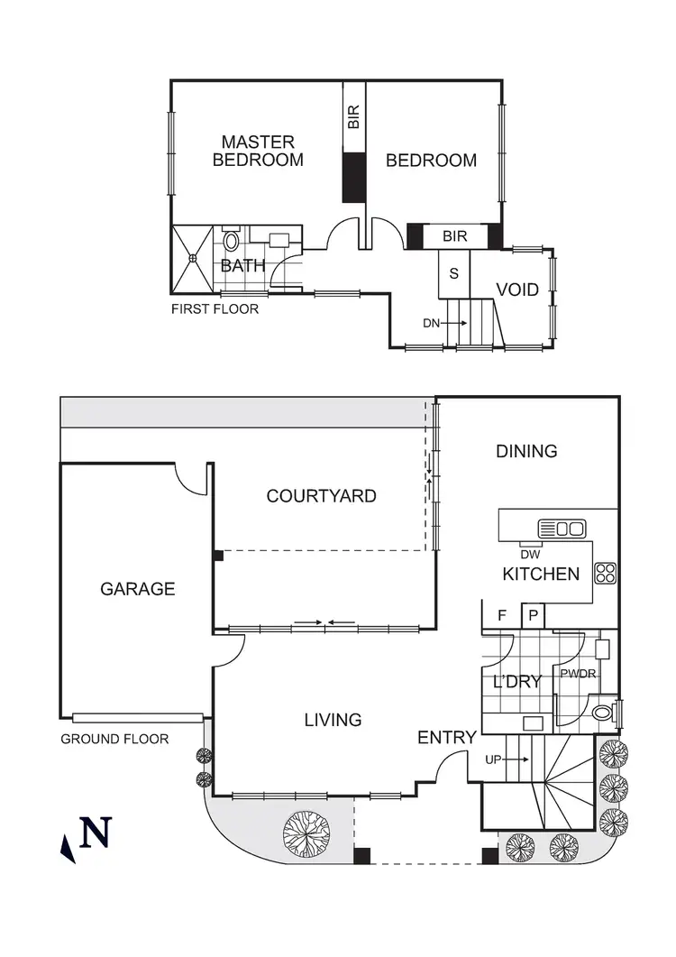 Floorplan of Homely townhouse listing, 2/3 Mary Avenue, Heidelberg Heights VIC 3081