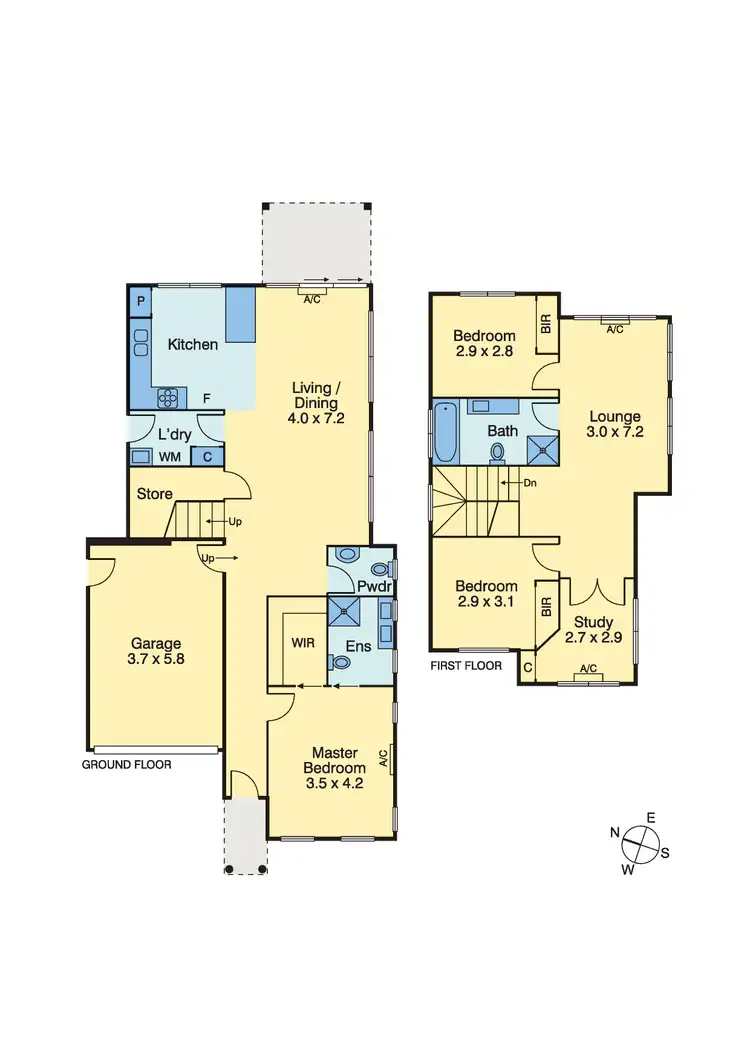 Floorplan of Homely house listing, 2a Ronald Avenue, Frankston South VIC 3199
