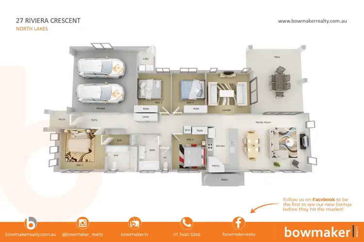 Floorplan of Homely house listing, 27 Riviera Crescent, North Lakes QLD 4509
