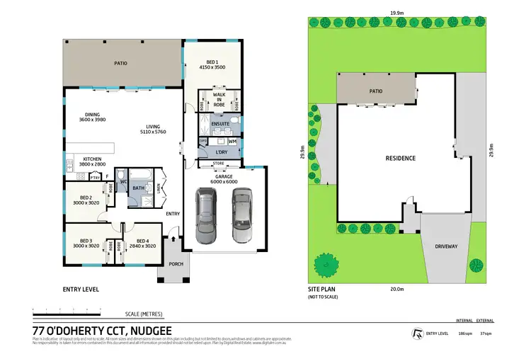 Floorplan of Homely house listing, 77 O'Doherty Circuit, Nudgee QLD 4014
