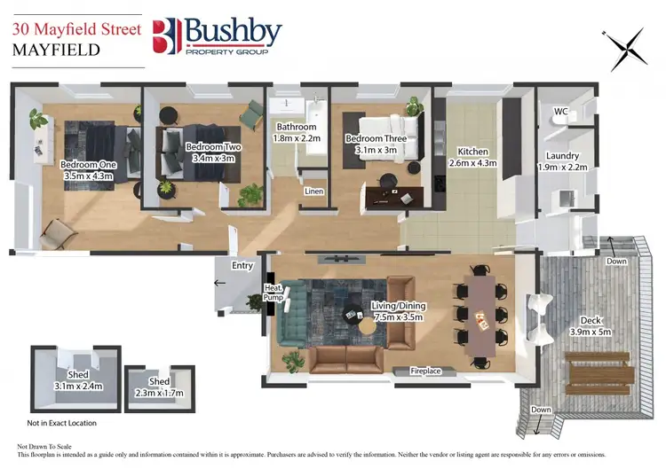 Floorplan of Homely house listing, 30 Mayfield Street, Mayfield TAS 7248