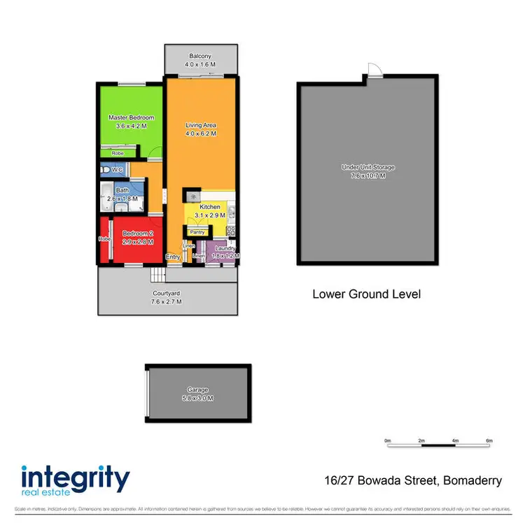 Floorplan of Homely unit listing, 16/27 Bowada Street, Bomaderry NSW 2541