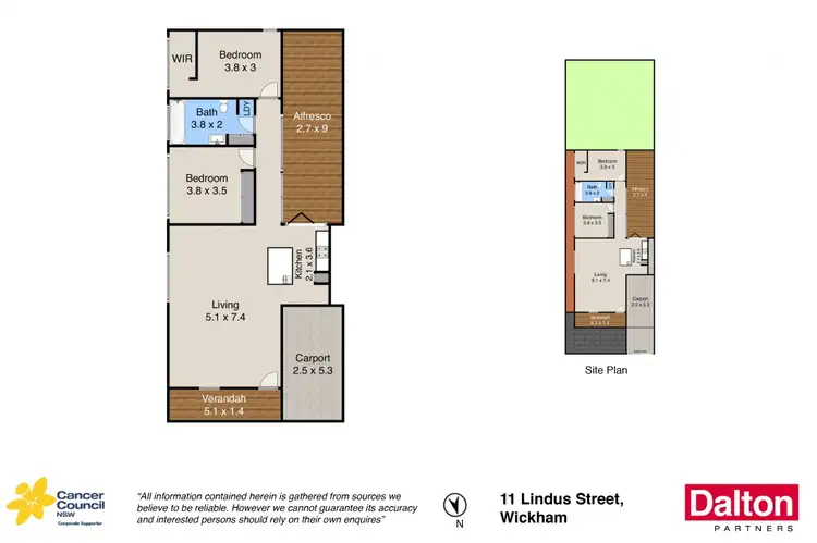 Floorplan of Homely house listing, 11 Lindus Street, Wickham NSW 2293