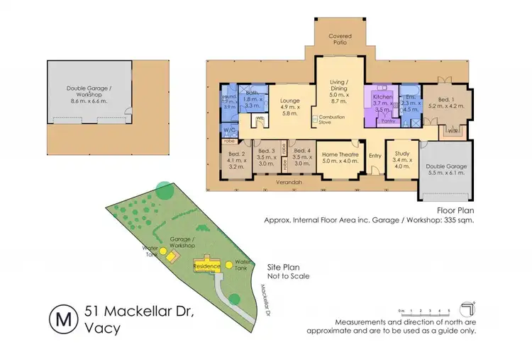 Floorplan of Homely house listing, 51 Mackellar Drive, Vacy NSW 2421