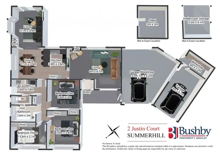Floorplan of Homely house listing, 2 Justin Court, Summerhill TAS 7250