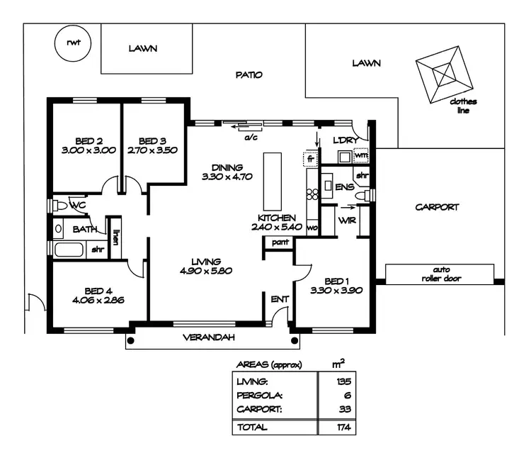 Floorplan of Homely house listing, 2A Fairbanks Ave, Beverley SA 5009