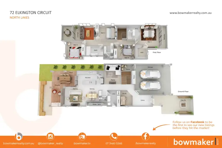 Floorplan of Homely house listing, 72 Elkington Circuit, North Lakes QLD 4509