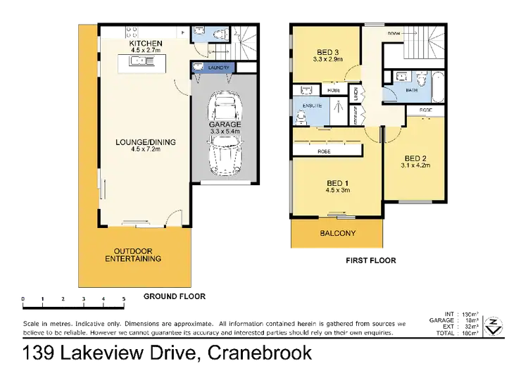 Floorplan of Homely house listing, 1/139 Lakeview Drive, Cranebrook NSW 2749