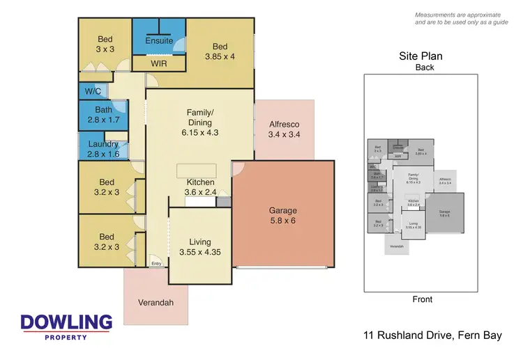 Floorplan of Homely house listing, 11 Rushland Drive, Fern Bay NSW 2295